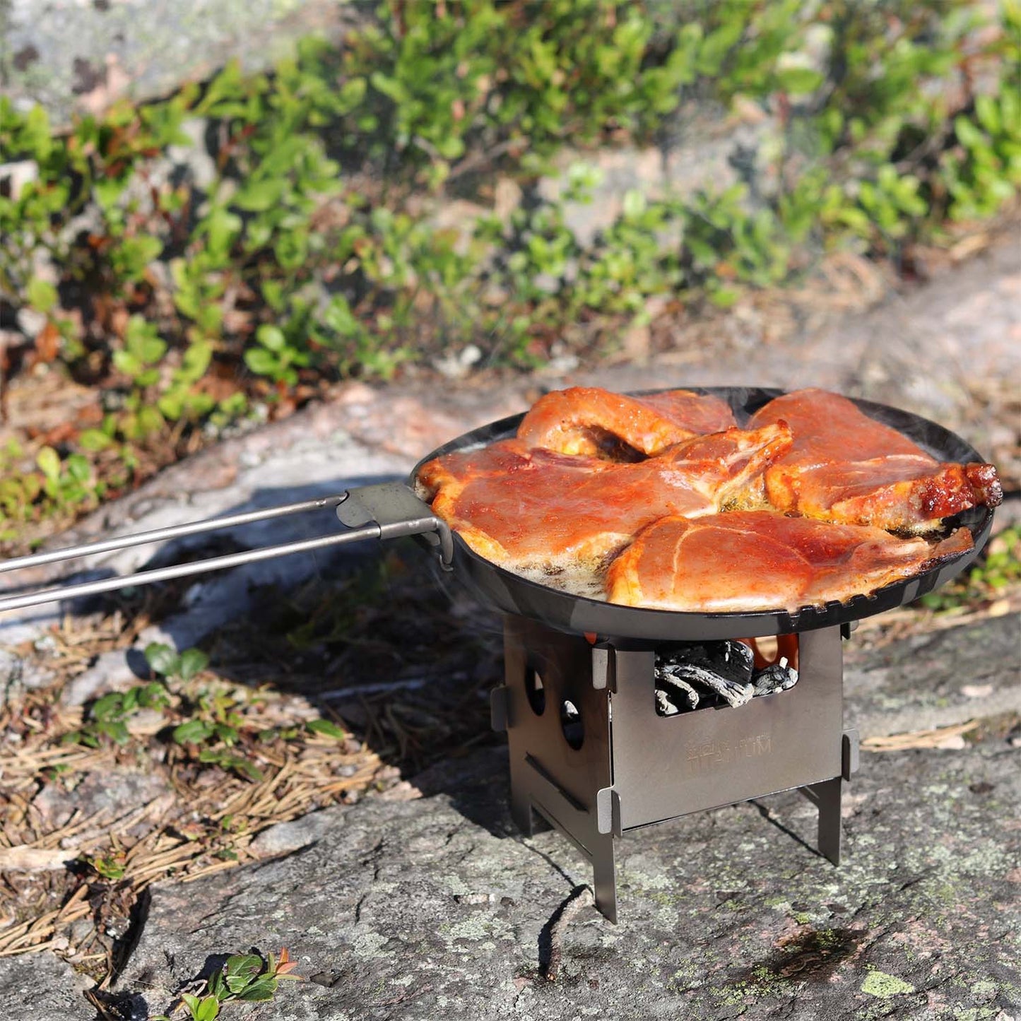 Nonstick titan stekepanne